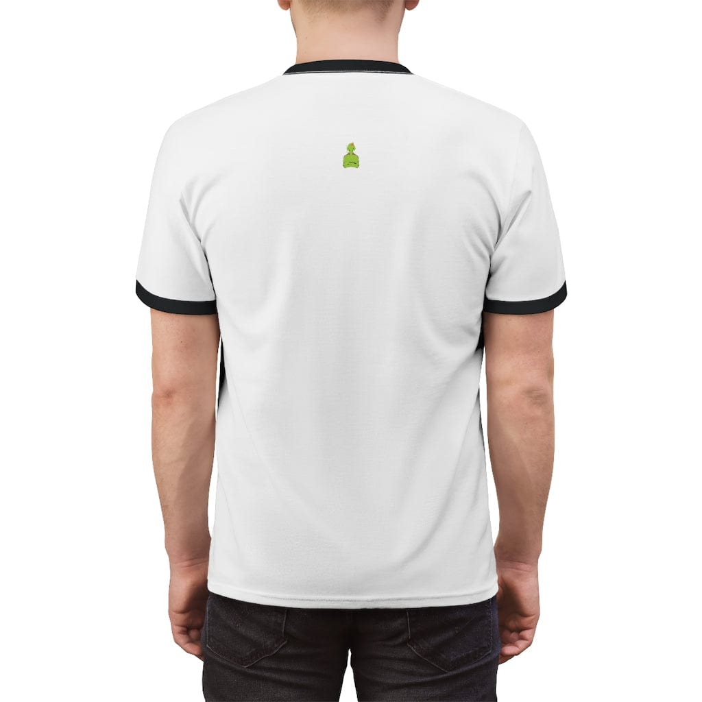 Gamer Fresh Exclusive | Brain Life Bar | White/Red Ringer T-Shirt