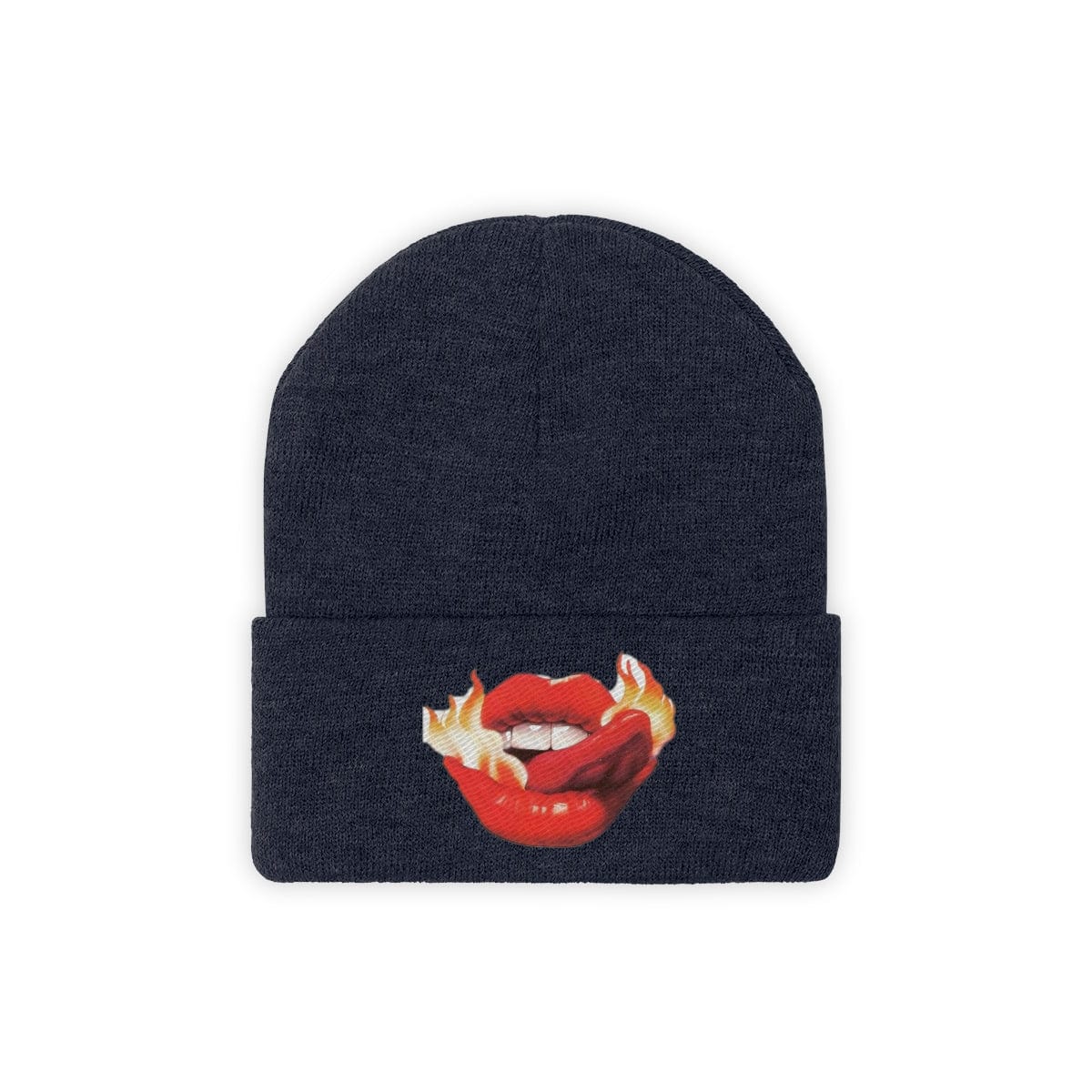 The Hot Kiss Hot lip | Knitted Beanie Hat