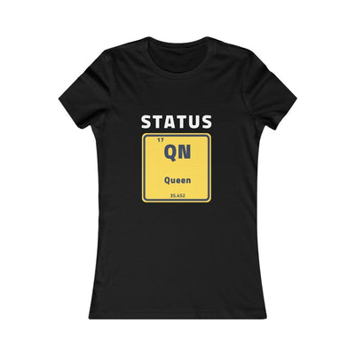 Women's The Status Queen Periodic Table Short Sleeve T Shirt *No Background*