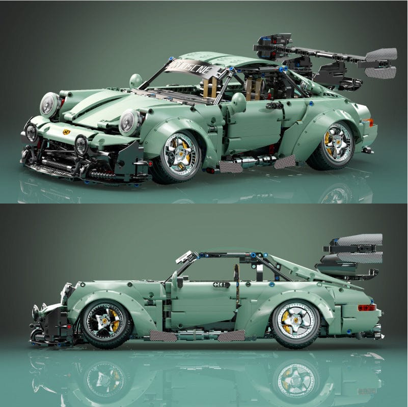 RallyRods Speedworks Porsche 964 Static Limited Edition: High-Quality Building Block Set