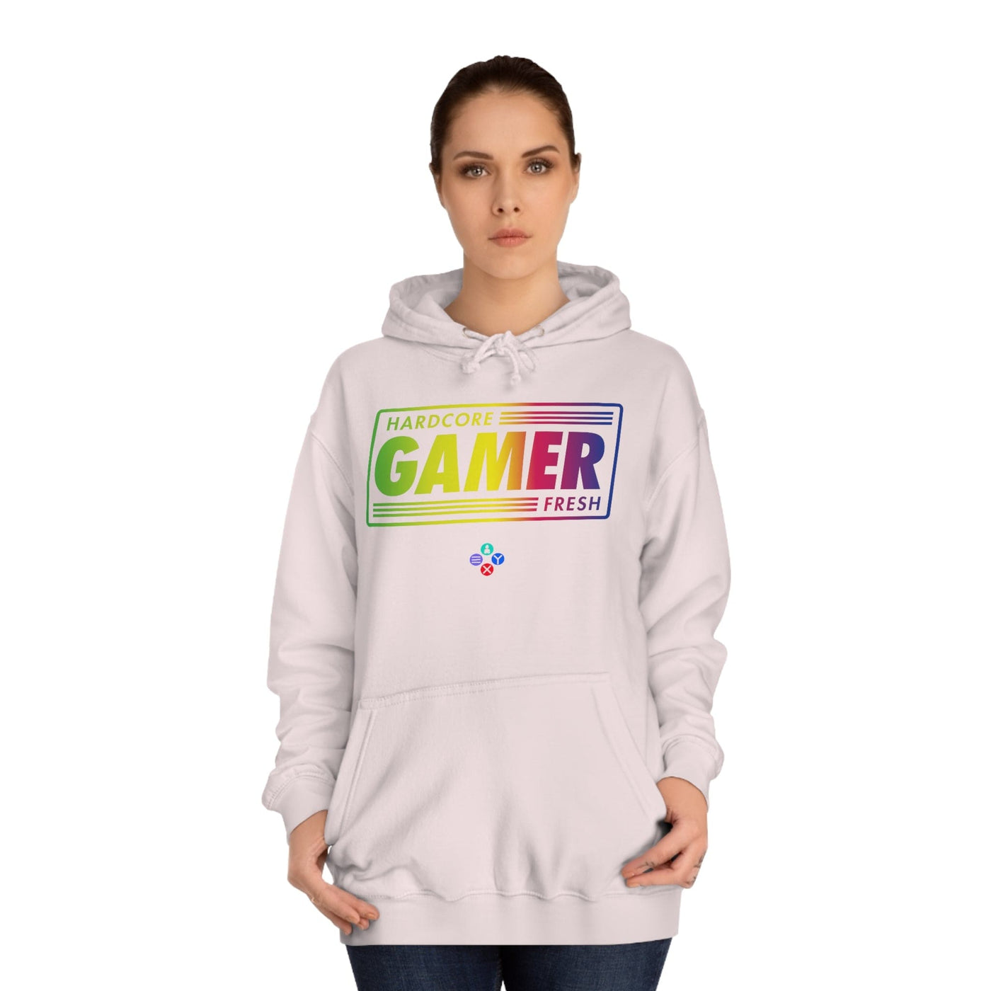 Gamer Fresh | Hardcore Fresh | Unisex College Hoodie