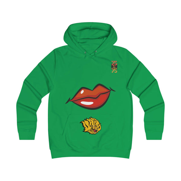Kelly Green 75th Ave Birthday Girlie College Hoodie