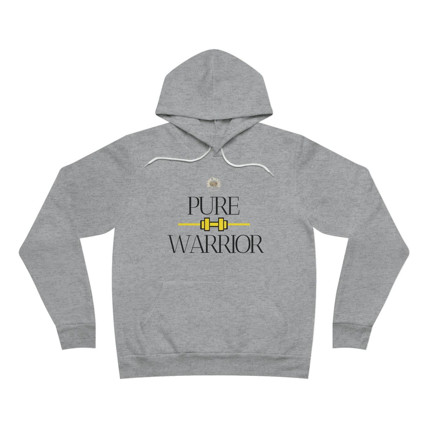 The Gamer Fresh | Pure Warrior Player One | Men's Edition Gold Fleece Pullover Hoodie