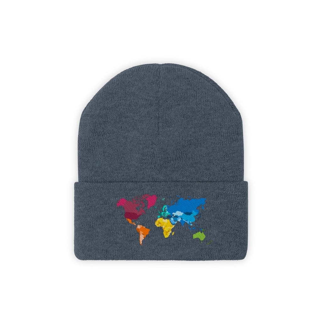 Gamer Fresh | The Big Big World | Black Knitted Beanie Hat