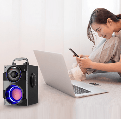 Portable mini portable home audio with subwoofer