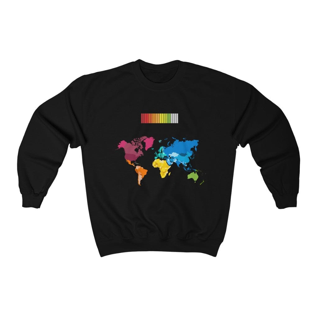 Gamer Fresh | The World Health Energy Bar | All Black Sweatshirt