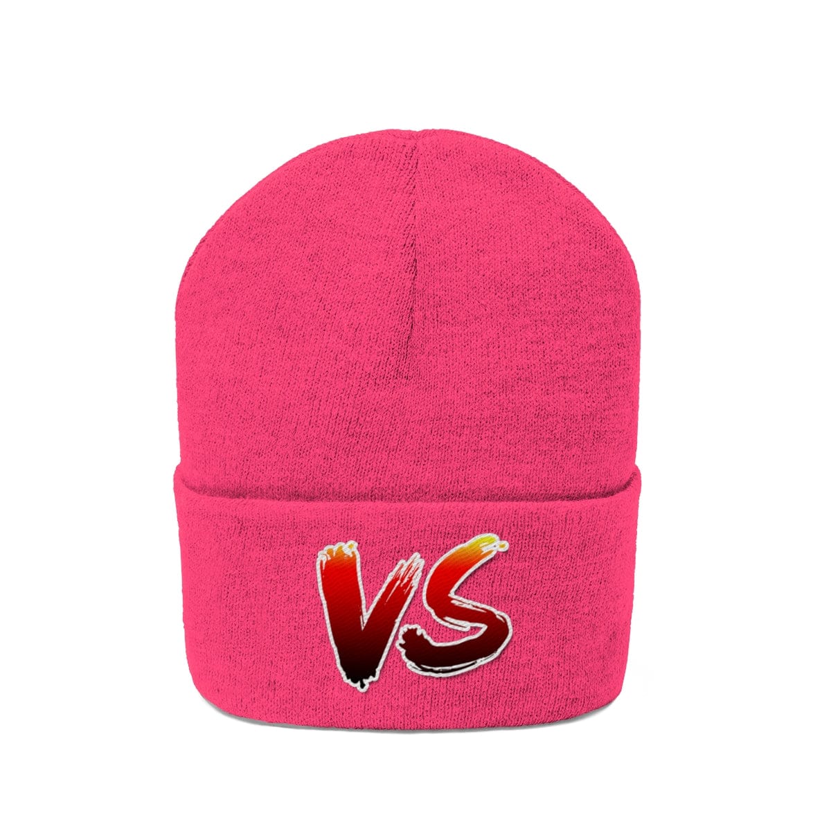 Venus Versus Neon Pink | Knitted Beanie Hat