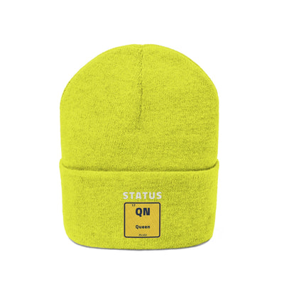 Queen Status Knitted Beanie Hat