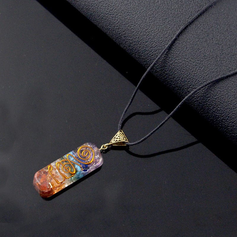 Gravel Seven Chakra Spirit Pendant by Gamer Fresh