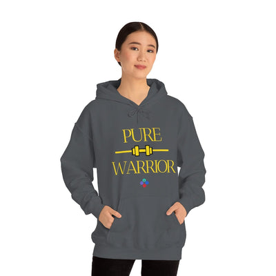 Gamer Fresh | Pure Warrior Player | Heavy Cotton Blend | Unisex Hooded Sweatshirt