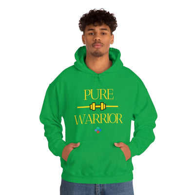 Gamer Fresh | Pure Warrior Player | Heavy Cotton Blend | Unisex Hooded Sweatshirt