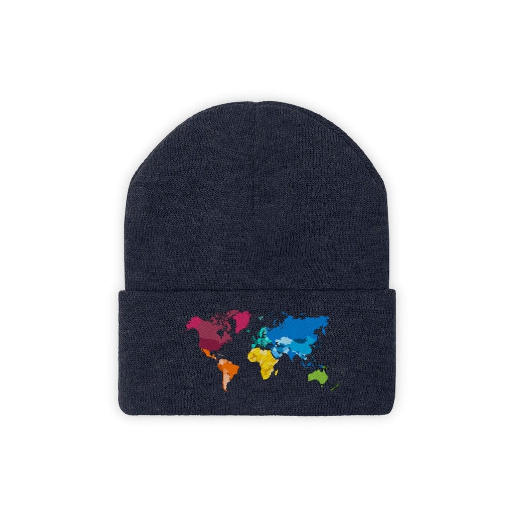 Gamer Fresh | The Big Big World | Black Knitted Beanie Hat