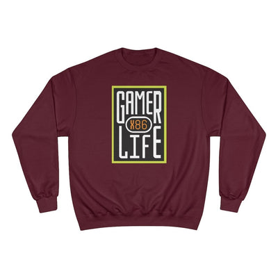 Gamer Fresh x Champion | Gamer Life X86 Architecture | Sweatshirt