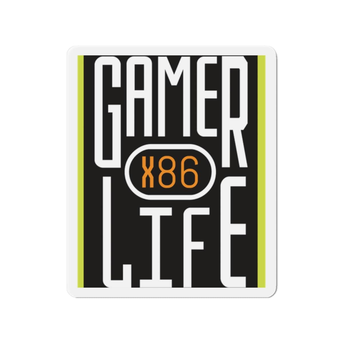 Gamer Life X86 Architecture | Kiss-Cut Magnet Frame | by Gamer Fresh