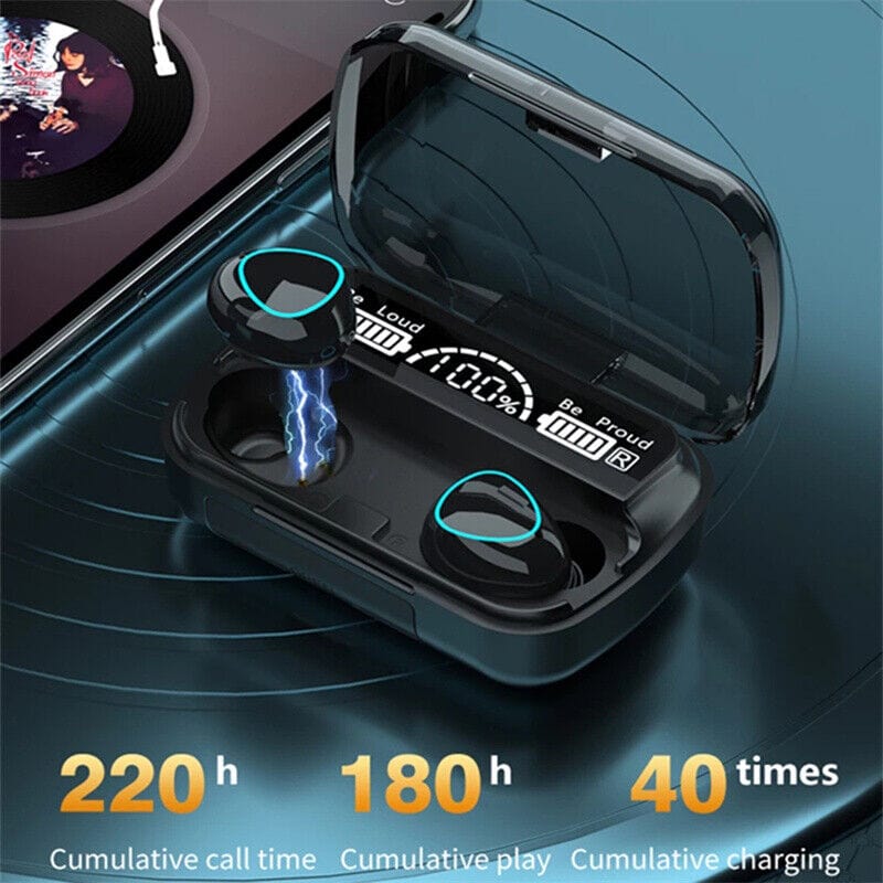 The "Vido 02" Wireless Bluetooth 5.0 Waterproof Earbud Headphone Set