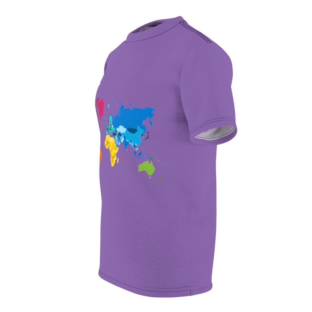 The All Premium Violet WTF! World Unisex Cut & Sew T-Shirt