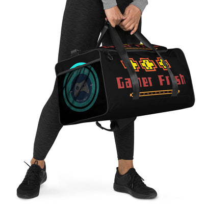 Gamer Fresh Day Night | Black Duffle Gym Bag