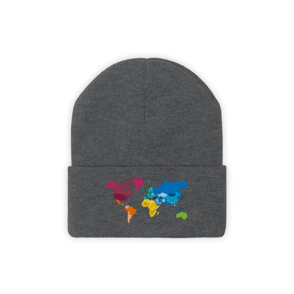 Gamer Fresh | The Big Big World | Black Knitted Beanie Hat