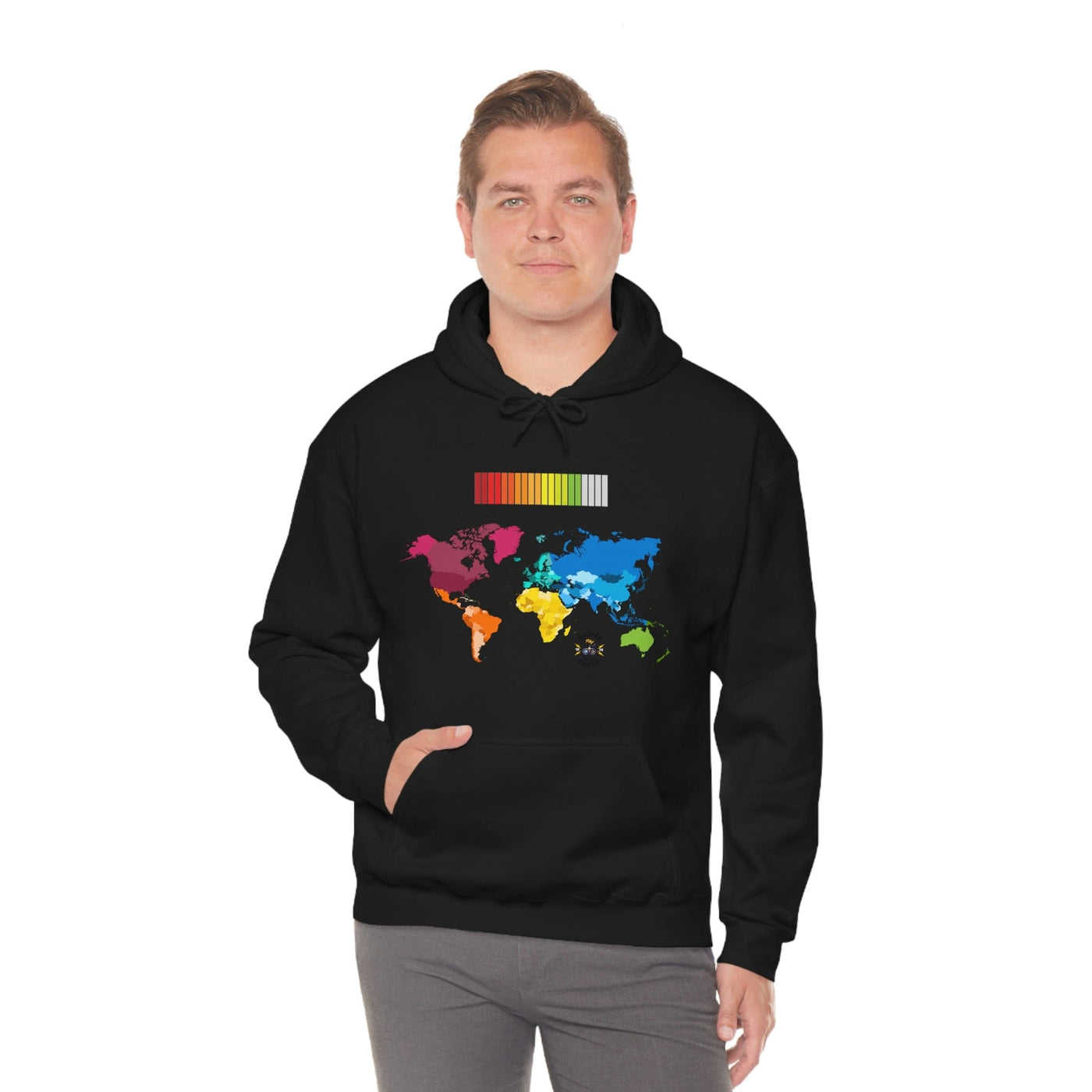 Gamer Fresh | Limited Edition World Wide Player Health Bar | Heavy Blend Unisex Hooded Sweatshirt