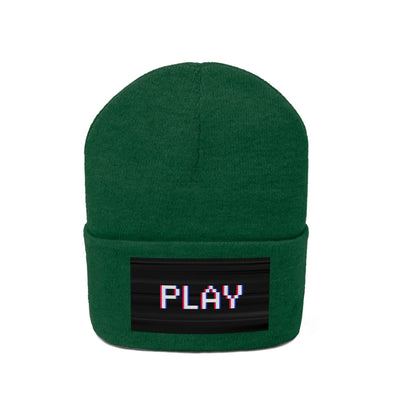 The Gamer Fresh | Just Play | Knitted Neon Beanie Hat