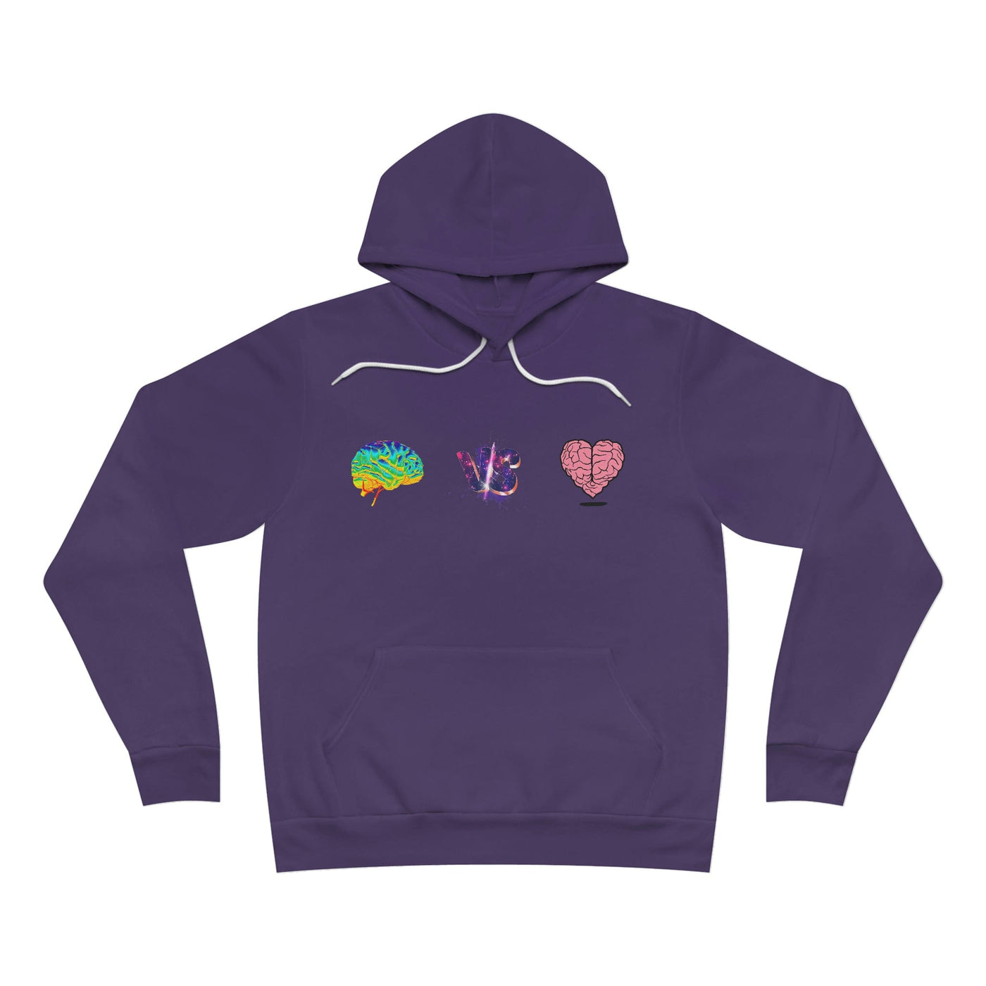 All American Exclusive Heart vs Brain Pullover Hoodie by Gamer Fresh