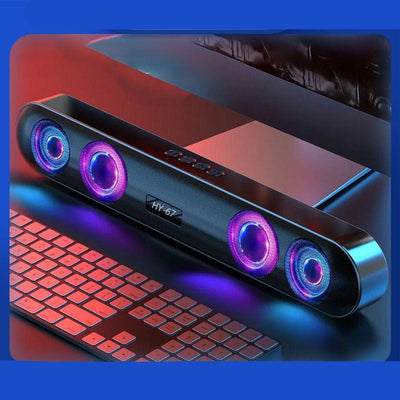 The "Dyme" Luminous RGB Desktop Sound Station