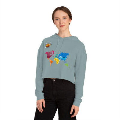 Gamer Fresh Exclusive | WTF World? | Women's Cropped Hoodie