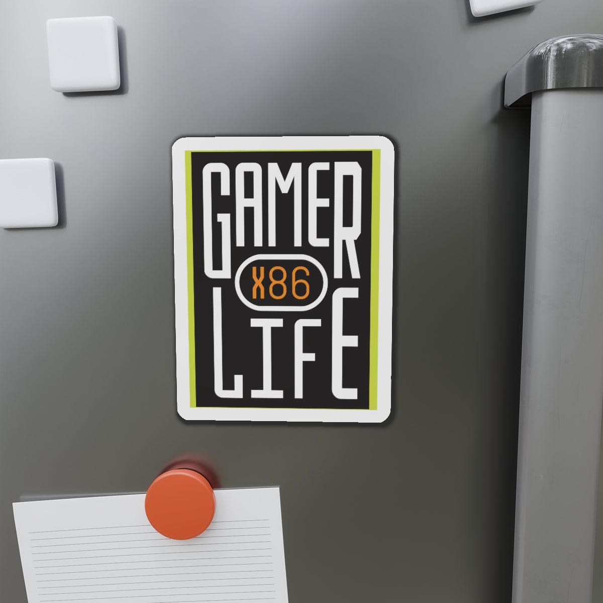 Gamer Life X86 Architecture | Kiss-Cut Magnet Frame | by Gamer Fresh