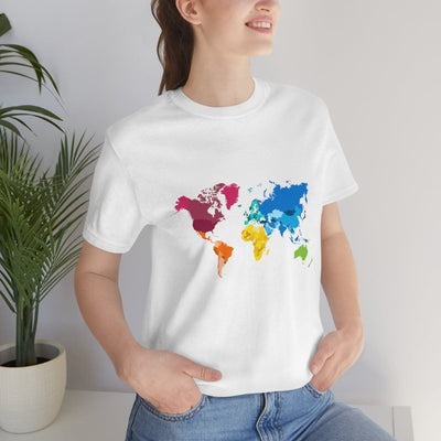 All Premium World Brain White T-Shirt