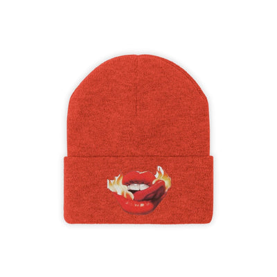 The Hot Kiss Hot lip | Knitted Beanie Hat