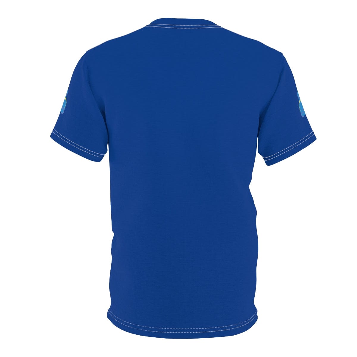 The All Premium Heart Energy Bar Royal Blue Unisex Cut & Sew T -Shirt