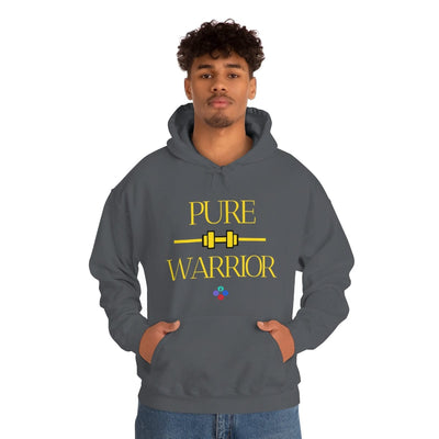 Gamer Fresh | Pure Warrior Player | Heavy Cotton Blend | Unisex Hooded Sweatshirt