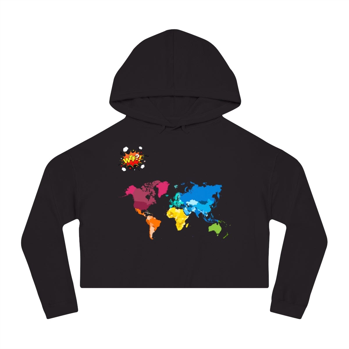 Gamer Fresh Exclusive | WTF World? | Women's Cropped Hoodie