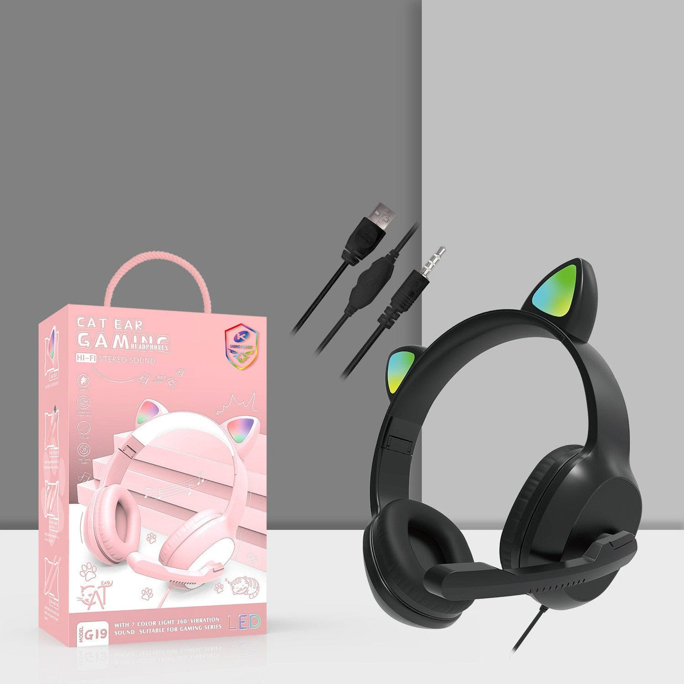 Gaia GN19 Rabbit Wired Gaming Headset By GAMER FRESH