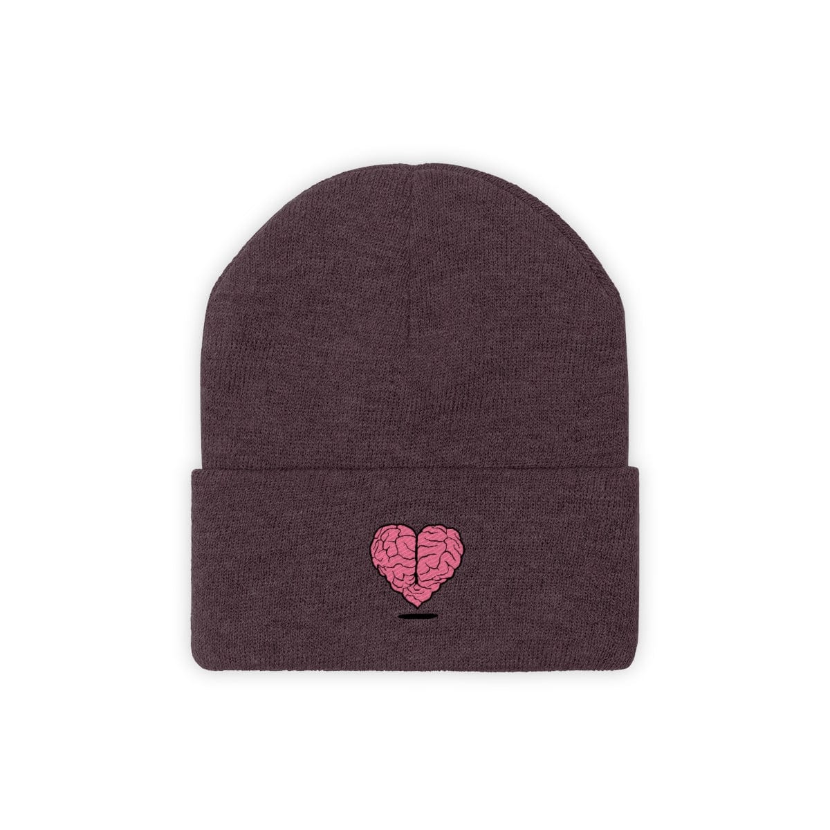 The Have Heart Neon Pink Knitted Beanie Hat