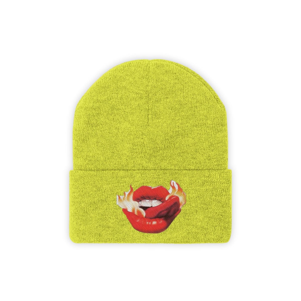 The Hot Kiss Hot lip | Knitted Beanie Hat