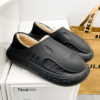 Sharky Winter Slip On Slide Slipper Shoes