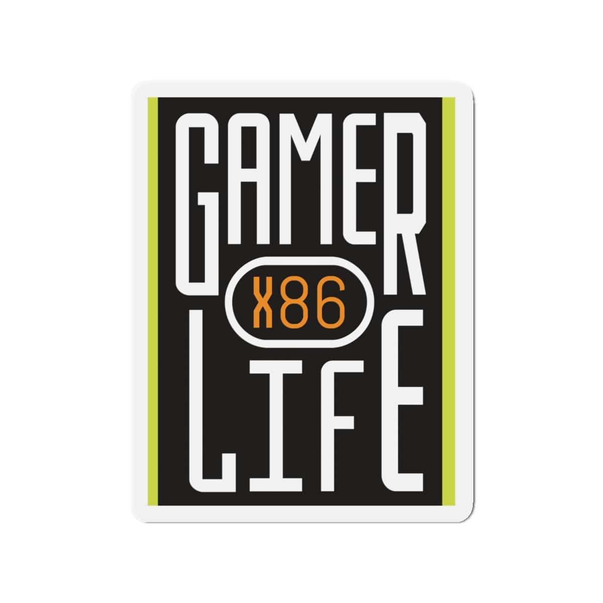 Gamer Life X86 Architecture | Kiss-Cut Magnet Frame | by Gamer Fresh