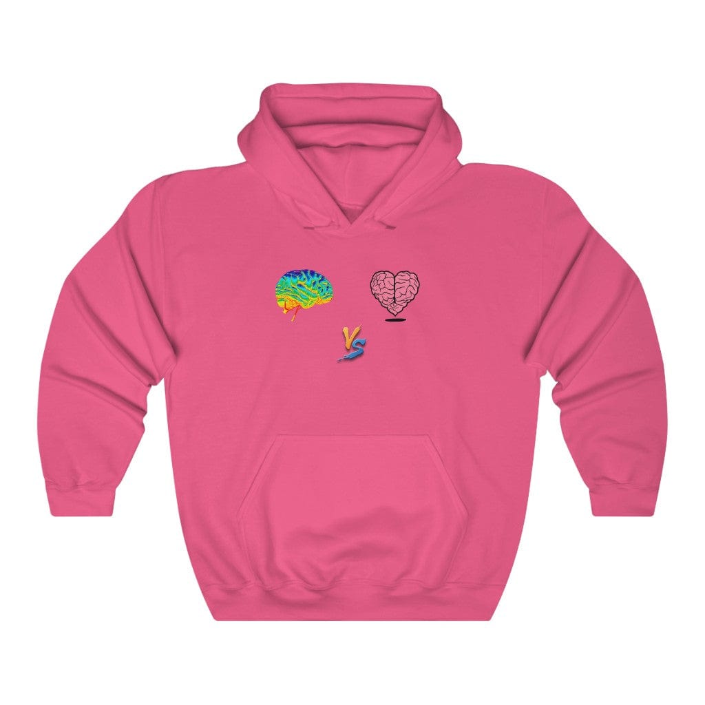 Gamer Fresh | Limited Edition Player Brain vs  Player Heart | Heavy Blend Unisex Hooded Sweatshirt