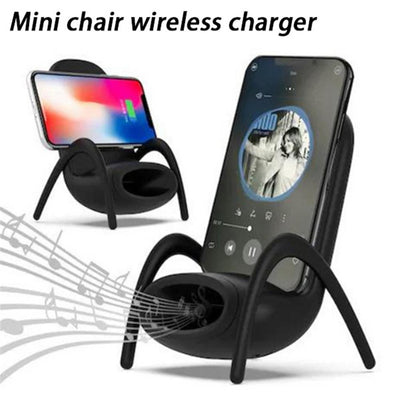 Gamer Throne | Portable Mini Chair Fast Wireless Mobile Phone Charger | by Gamer Fresh