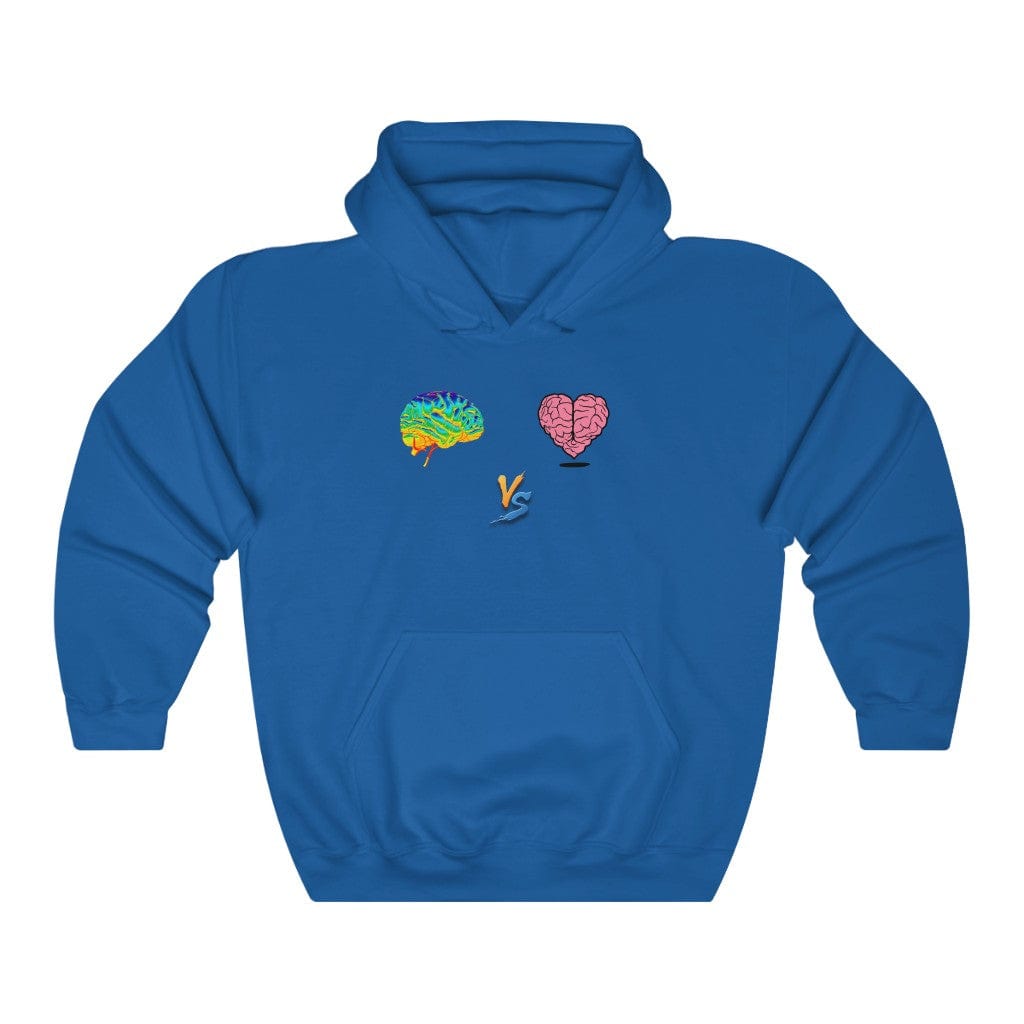 Gamer Fresh | Limited Edition Player Brain vs  Player Heart | Heavy Blend Unisex Hooded Sweatshirt