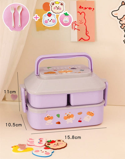 HappyBento Multi-tiered Kids' Lunch Box by Gamer Fresh