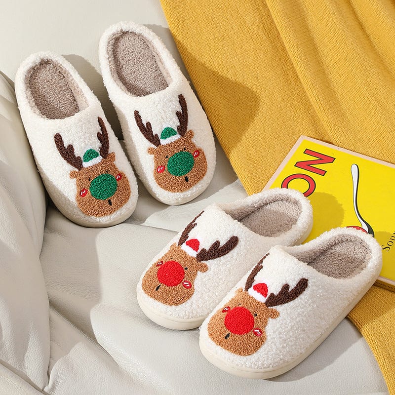 CozyPaws Christmas Fleece Slipper Flops by Gamer Fresh