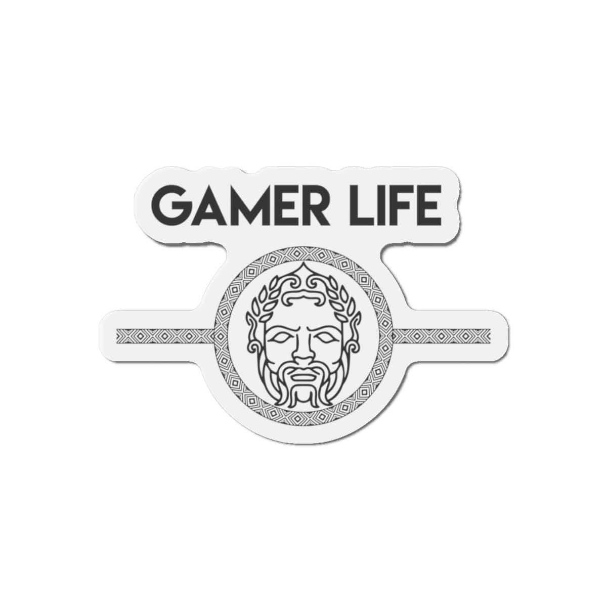 Gamer Life | Ceasar Kiss |Cut Magnet Frame | by Gamer Fresh