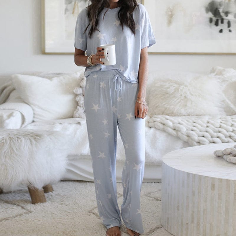 The "Cool Luck Juck" Women's Two-Piece Pajamas Suits