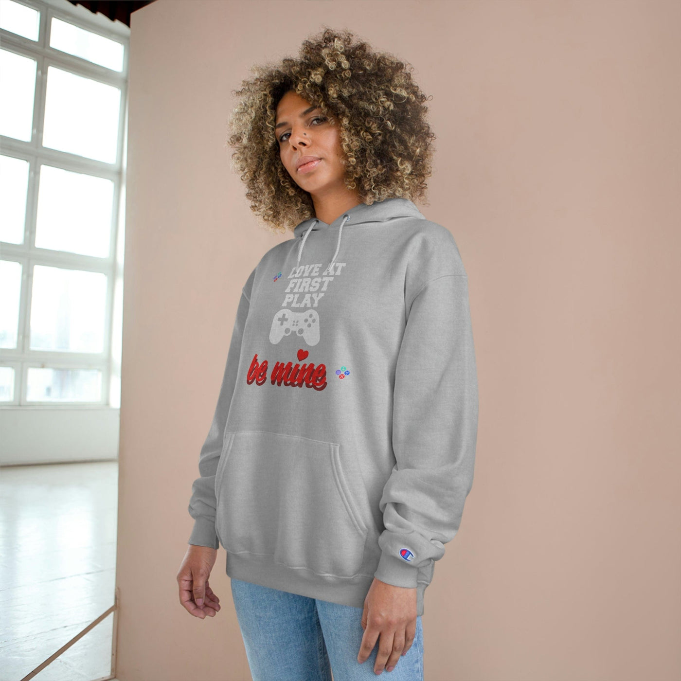 Gamer Fresh x Champion | Be Mine | Player One | Unisex Sponge Pullover Hoodie