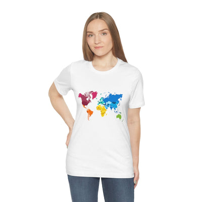 All Premium World Brain White T-Shirt