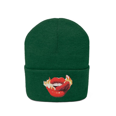 The Hot Kiss Hot lip | Knitted Beanie Hat