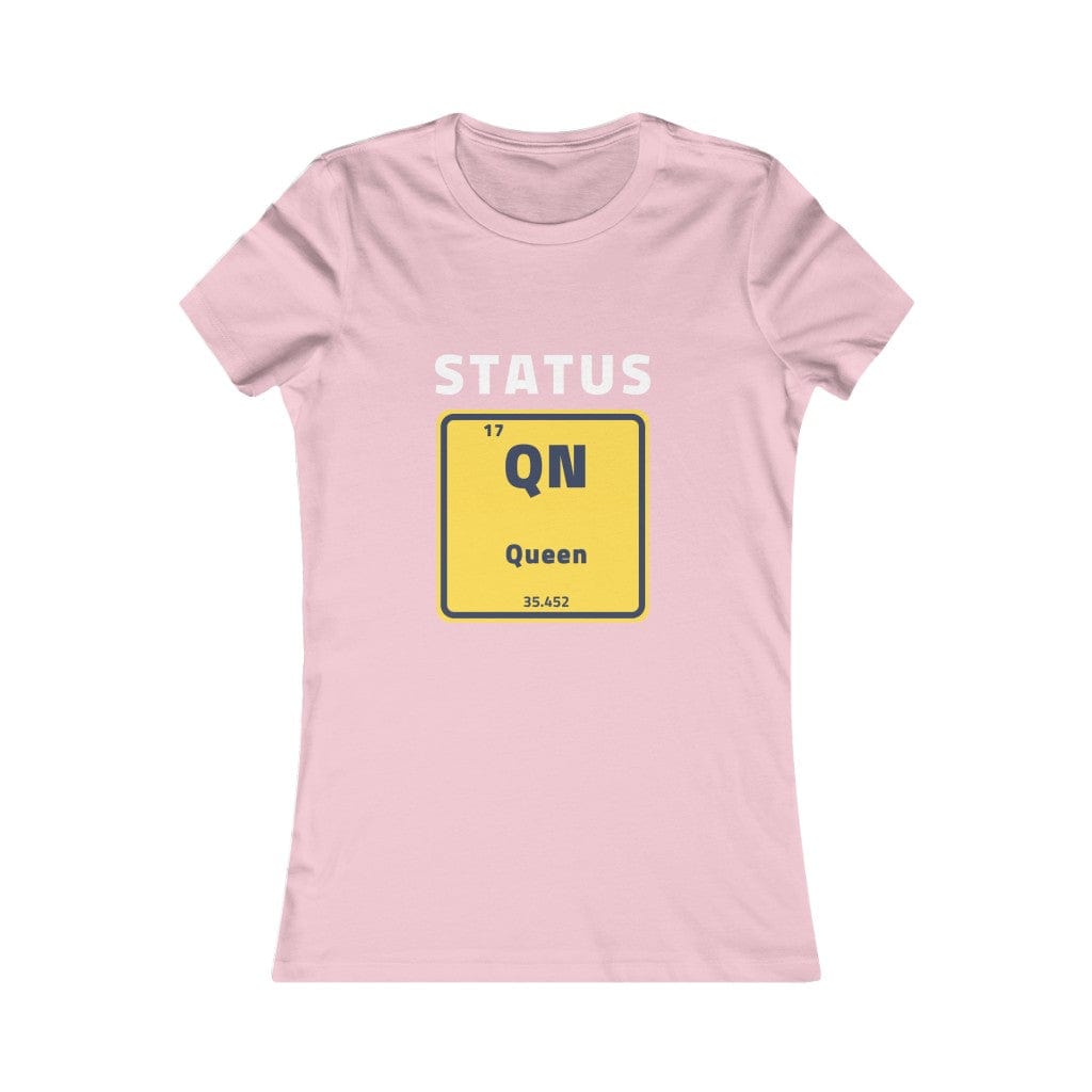 Women's The Status Queen Periodic Table Short Sleeve T Shirt *No Background*