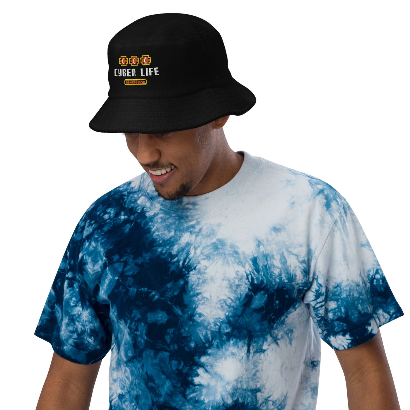 Gamer Fresh | Cyber Life | Extra Life | Terry Cloth Bucket Hat